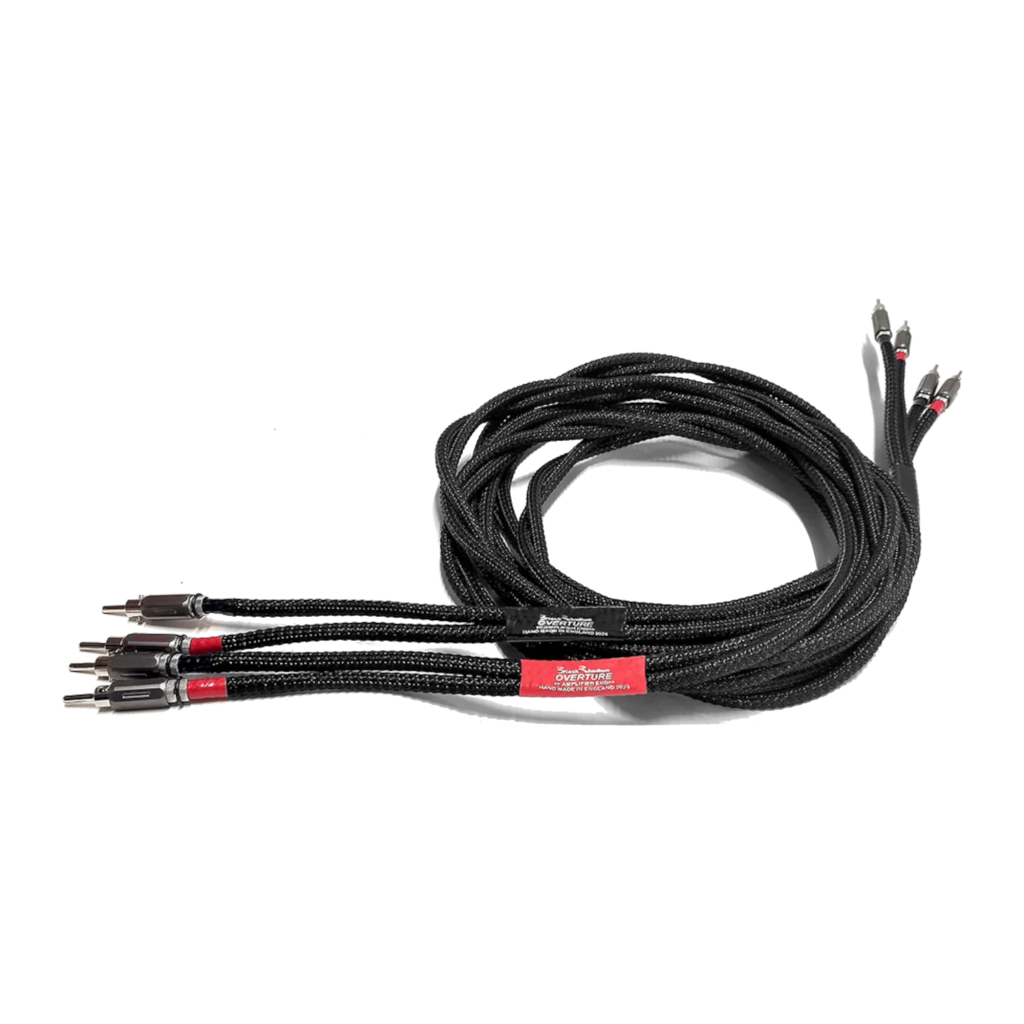 OVERTURE Loudspeaker Cable Rhodium Plated Locking Plugs - Pair